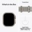 Apple Watch Ultra 4 Cellular 49mm Natural Titanium Case with Translucent Grey Ocean Band