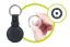 Mobile Origin AirTag Outdoor Leather Keychain A7 Black