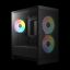 Gamdias Aura GC15M ARGB Tempered Glass Black