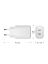 dbramante1928 re-charge Pro EU Wall Charger 2x USB-C 25W White