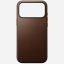 Nomad Modern Leather Case for iPhone 17 Pro Max Brown