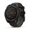Garmin fenix 8 47mm Solar Sapphire Carbon grey DLC titanium with Black/pebble grey silicone band