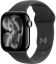 Apple Watch S11 Cellular 42mm Jet Black Aluminium Case with Black Sport Band - S/M