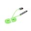 Platinet USB-A to microUSB/Lightning 2in1 Cable Green
