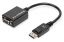 Assmann DisplayPort - VGA Adapter/Converter cable 0,15m Black
