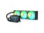 TRYX PANORAMA AIO CPU hűtő, 3D-AMOLED, ARGB - 360 mm, fekete