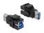 DeLock Keystone Module USB 3.0 A female > USB 3.0 B female Black