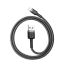 Baseus Cafule lightning Cable 2,4A 0,5m Black/Grey