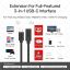 Unitek Full-Featured USB-C Extension Cable with 4K 60Hz 100W Power Delivery and 10Gbps Data (USB 3.2 Gen2) 1,5m Black