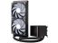 TRYX PANORAMA AIO CPU hűtő + AMOLED, ARGB - 240 mm, fekete