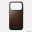 Nomad Traditional Horween Leather Case for iPhone 17 Pro Rustic Brown