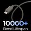 Spigen Essential USB-C to USB-C 60W Fabric Cable 1,5m White