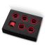 EK Water Blocks EK-Quantum Torque Compression Ring, 6er-Pack, STC 16 - rot