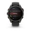 Garmin fenix 8 Pro 47mm AMOLED Sapphire Carbon Grey DLC Titanium with Black/Peeble Silicone Strap (ED XD)