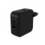 Targus HyperJuice 70W USB-C GaN Travel Charger Black