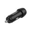Unitek Powertrain Duo 38W Two Ports Car Charger with PD and QC Black