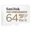 SANDISK 186473, microSDXC Max Endurance 64GB (V30/U3/Cl.10/R100/W40) + SD adapter