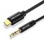 Vention USB-C Male to 3.5mm Male Audio Adapter cable 1m Black