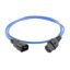 ACT Powercord C13 IEC Lock - C14 2m Blue