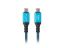 Lanberg USB-C 4.0 Cable 0,5m Black/Blue