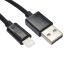 Dviced USB-A to Lightning cable 1,25m Black