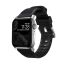 Nomad Rugged Strap with Connectoor Silver for Apple Watch 42/44/45/49mm Black