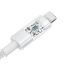 Baseus Gem USB to IP lightning 2.4A fast charging cable 1m White