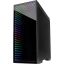 Inter-Tech X-908 Infini2 RGB Tempered Glass Black