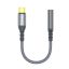 ColorWay USB-C 3.5mm Female Audio Adapter 14cm Grey