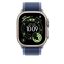 Apple Apple Watch 49mm Loop: Trail Loop S/M Natural Titanium Finish Blue/Bright Blue