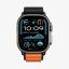 Spigen Fabric Band (hook) for Apple Watch 49mm/46mm/45mm/44mm Black Orange