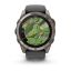 Garmin fenix 8 Pro 51mm AMOLED Sapphire Titanium with Graphite/black silicone band