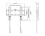 Gembird WM-42F-01 Fixed TV Wall Mount 13”-42” Black