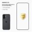 FIXED Ultra tartós, hosszú élettartamú edzett üveg porvédő applikátorral Apple iPhone 16 készülékhez, fekete