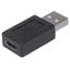 Manhattan USB 2.0 Type-C to Type-A Adapter