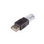 Akyga AK-AD-27 USB / RJ45 Adapter Black