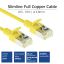 ACT CAT6A U-FTP Patch Cable 0,25m Yellow