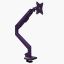 Arozzi Alzare Neo Single Gas Spring Monitor Arm Purple