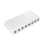 Logilink Empty box for 8 keystone modules surface mount white