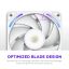 NZXT F360X 360mm Performance RGB Single-Frame Fan White