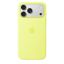 Apple iPhone 17 Pro Max Silicone Case with MagSafe Neon Yellow