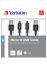 Verbatim Sync & Charge Micro USB Cable 1m Black 2-Pack
