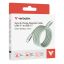 Verbatim Sync&Charge USB-C/USB-C 100W Magnetic cable 1,2m Green