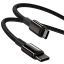Baseus Tungsten Gold USB-C - USB-C Cable 2m Black
