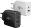 USB hálózati gyorstöltő 1xQC 3.0 (30W) + 3xUSB-C 3.1 (68W) fekete GOOBAY(64819)