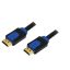 Logilink HDMI male/male 4K/30 Hz cable 3m Black/Blue