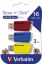 Verbatim 16GB Store ''n'' Click USB 3.2 Red/Blue/Yellow (3db)