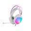 Marvo Lumi 40 Gaming RGB Headset White