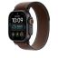 Apple Watch 49mm Titanium Loop: Dark Umber Trail Loop - S/M - Black Titanium Finish