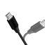 Logilink CU0143 USB 2.0 cable USB-A/M to Micro-USB/M (90°) 0,3m Black
